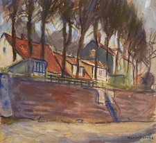 Häuser am Ufer Hamburg