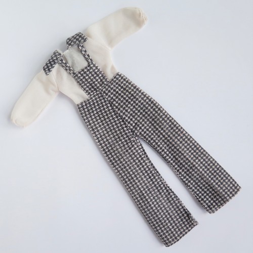 Vintage jumpsuit schwarz weiß - jumpsuit,