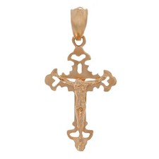 14k Rose Gold Solid Jesus