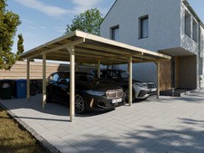 Holz Doppelcarport EcoShield