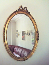 Wandspiegel Vintage Flur Garderobenspiegel Gold Antik Stil Barock Rokoko Retro