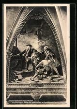 AK Meißen, Schloß Albertsburg, Kurfürst August werden d. Geheimmittel d. Porzel 