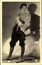 Ak Schauspieler Paul Hörbiger, Portrait, Filmkostüm, Sackpfeife,... - 4127192