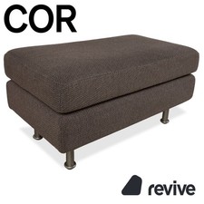 COR Conseta Stoff Hocker Grau