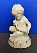 Porzellan figur Trompeter mit