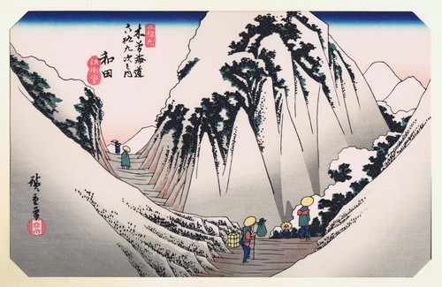 Hiroshige eisen kisokaido - -,