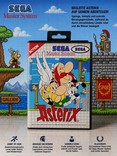 Asterix sega master - asterix, /