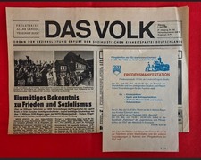 1.6.1982 DAS VOLK + Flyer FDJ