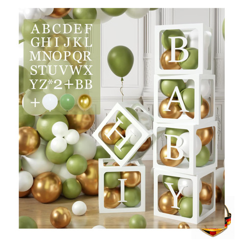 Babyparty box salbeigrün - babyparty, 6