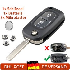 2-Tasten Klapp Schlüssel