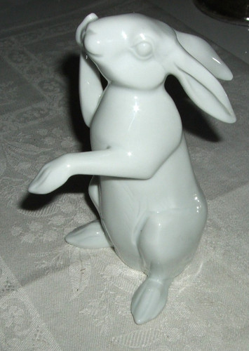 Porzellan langohr hase stehend - langohr,