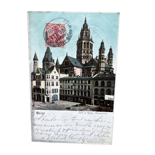 Postkarte ansichtskarte mainz - postkarte,
