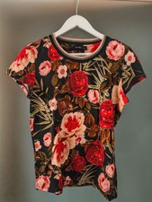 HallHuber T-Shirt, Flowerprint