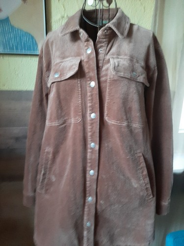 Damen cordjacke hemd braun - cordjacke,,