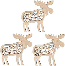 Weihnachts-Deko Elche aus Holz