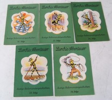 5 x Lurchis Abenteuer Salamander Werbehefte Folge 32 - 36 von 1965 + 66