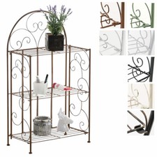 Standregal Rosa Eisen Regal Eisenregal Landhausstil Antik Eckregal Wandregal