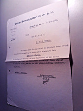 Anschreiben 1926, Oliver