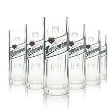 6x Wernesgrüner Bier Glas