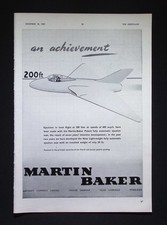 Original 1953 Werbung Martin