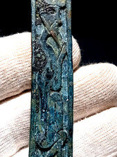 Angelsächsische Bronze  Tafel 5-6 Jh.n.Chr  Sehr Schöne  Patina  +XRF 