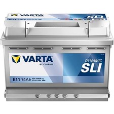 VARTA Dynamic SLI E11 Starterbatterie 12V 74Ah 680A/EN B13 für Auto LKW Batterie
