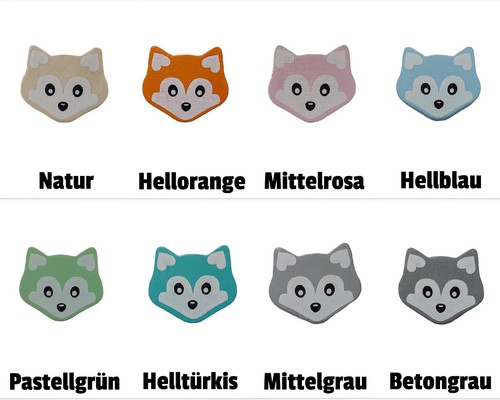 Motivperle fuchs klein - motivperle,