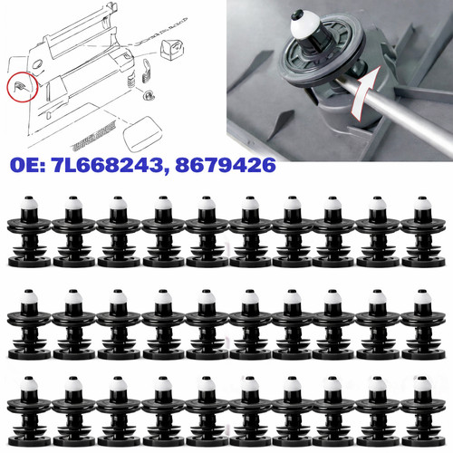 30x türclips türverkleidung - türclips,