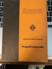 Ersatzteilliste  für den  Kramer Regelhydraulik