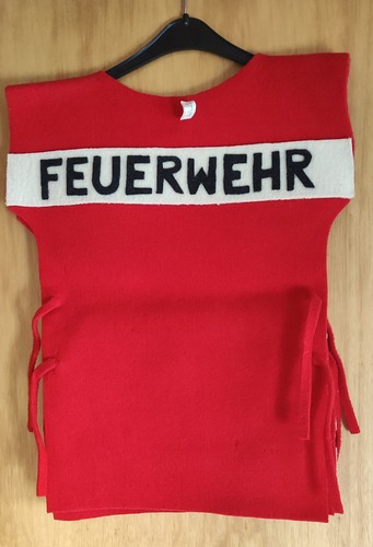 Pinolino umhang feuerwehr - umhang, filz