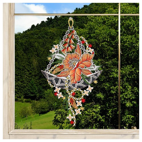 Fensterbild orchidee - fensterbild,