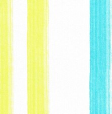 Little Star Luxus Tapete LS10605 Streifen Gelb Weiß Blau stylisch 