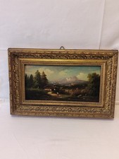 antikes Gemälde Öl auf