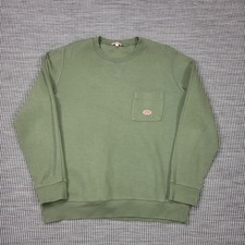 Armor Lux Heritage Sweatshirt Gr. Large khaki grün aufgesetzte Tasche Rundhalsausschnitt