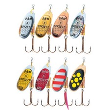DAM Effzett Spinner 6g 13 Farben Silber Gold Kupfer Reflex Black Red Dot usw.