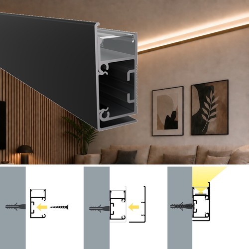 Led alu profil wall - alu,