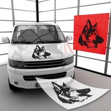 Deutscher Schäfer Hund Aufkleber für Wand & Auto im tollen Design | A00621