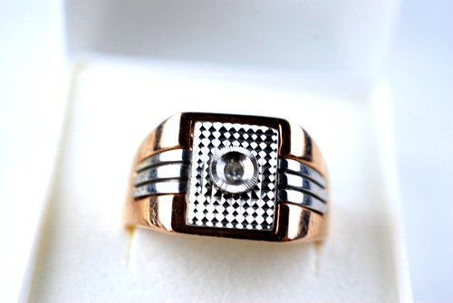 Goldener herren ring neu mit - goldener,