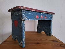 Melkschemel Melkhocker Holzschemel Holzhocker Bauernmalerei Schemel Vintage