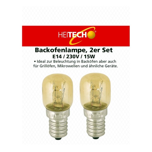 Heitech backofenlampe e14 230v - backofenlampe,