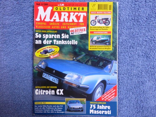 Oldtimer markt 2001 citroen - 11/2001,