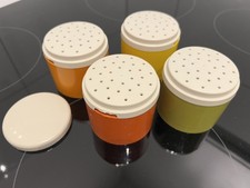 4 x Original Tupperware Streudosen - als Turm in verschiedene Farben