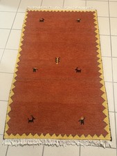 Gabbeh Teppich Orange