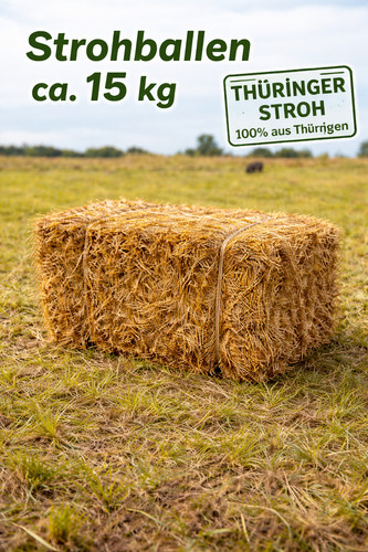 15kg strohballen - ca.15kg,