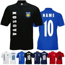 WM 2018 Kosovo KOSOVA Polo-Shirt Trikot Name Nummer