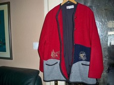 Damen Trachtenjacke - GEISER - Gr. L - Rot
