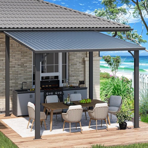 Wandmontierter metall pavillon - wandmontierter,
