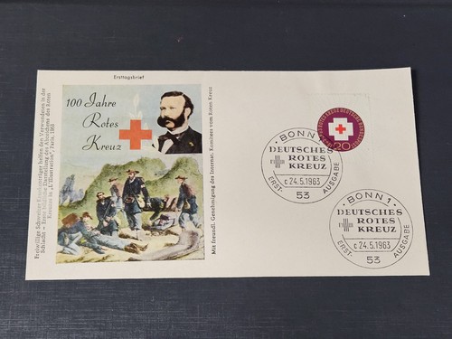 1963 bund fdc - 1963,
