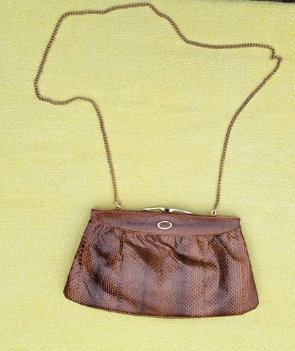 Schlangenleder tasche vintage - schlangenleder,