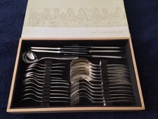 WILKENS Sarina 90 Silber Besteck  30 Teile Original Holz Box￼